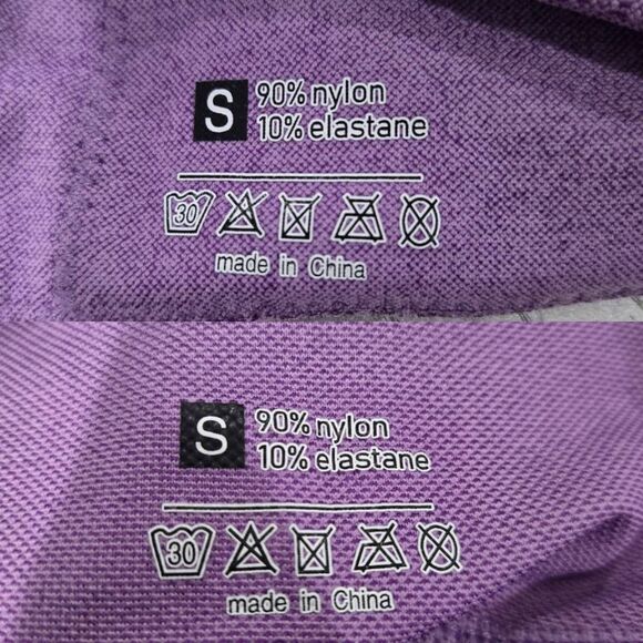 Seamless Runched Leggings & Twist Back Bra Activewear Size S (E126) - Picture 5 of 8